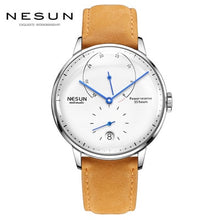 Load image into Gallery viewer, NEW Nesun Mens watches Brand Luxury Automatic Mechanical Watch Leather sapphire Waterproof Relogio Masculi Energy Display N9603