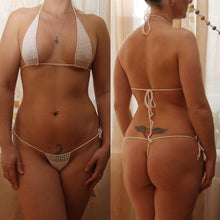 Load image into Gallery viewer, 13 Color Hand Crochet Sunbathing Hot Bikini Women Sexy Micro Swimwear Mini Lingerie Sets
