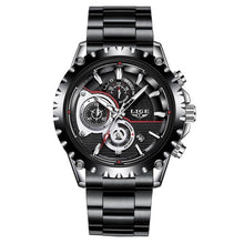 Load image into Gallery viewer, 2020 LIGE Watch Men Fashion Quartz Army Military Mens Watches Top Brand Luxury Leather Waterproof Sports Watch Relogio Masculino