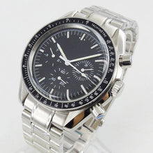 Load image into Gallery viewer, BLIGER Men's Watch Black Dial Mental Strap Date Indicator 40mm Watch Case Popular Wristwatch