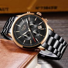 Load image into Gallery viewer, 2020 Watches Mens Luxury Brand LIGE Business Men‘s Watch with Luminous Date Waterproof Full Steel Quartz Clock Relogio Masculino