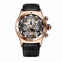 Load image into Gallery viewer, Reef Tiger/RT Mens Sport Watches Automatic Skeleton Watch Steel Waterproof Tourbillon Watch with Date Day reloj hombre RGA703