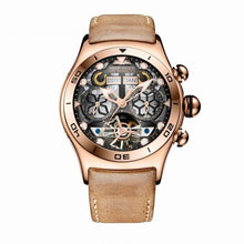 Load image into Gallery viewer, Reef Tiger/RT Mens Sport Watches Automatic Skeleton Watch Steel Waterproof Tourbillon Watch with Date Day reloj hombre RGA703