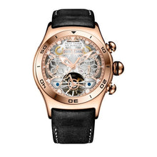 Load image into Gallery viewer, Reef Tiger/RT Mens Sport Watches Automatic Skeleton Watch Steel Waterproof Tourbillon Watch with Date Day reloj hombre RGA703