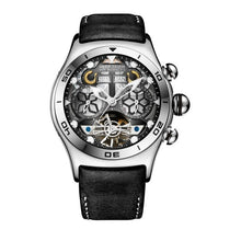 Load image into Gallery viewer, Reef Tiger/RT Mens Sport Watches Automatic Skeleton Watch Steel Waterproof Tourbillon Watch with Date Day reloj hombre RGA703