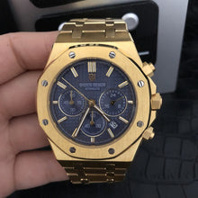 Load image into Gallery viewer, watch men luxury steel quartz watch men business chronograph watch sports Wristwatches 30M waterproof