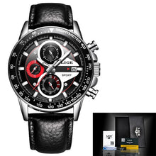 Load image into Gallery viewer, LIGE Fashion Quartz Sport Watch Men Business Full Steel Clock Mens Watches Top Brand Luxury Waterproof Watch Relogio Masculino