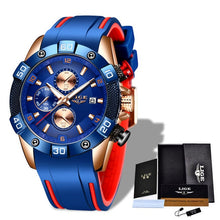 Load image into Gallery viewer, LIGE 2020 New Fashion Mens Watches with Stainless Steel Top Brand Luxury Sports Chronograph Quartz Watch Men Relogio Masculino