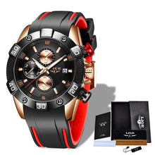 Load image into Gallery viewer, LIGE 2020 New Fashion Mens Watches with Stainless Steel Top Brand Luxury Sports Chronograph Quartz Watch Men Relogio Masculino