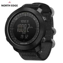 Load image into Gallery viewer, NORTH EDGE Men's sport Digital watch Hours Running Swimming Military Army watches Altimeter Barometer Compass waterproof 50m