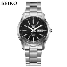 Load image into Gallery viewer, seiko watch men 5 automatic watch top Luxury Brand Sport men watch set men watch waterproof watch relogio masculino SNZG15J1