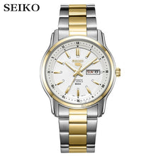 Load image into Gallery viewer, seiko watch men 5 automatic watch top Luxury Brand Sport men watch set men watch waterproof watch relogio masculino SNZG15J1