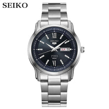 Load image into Gallery viewer, seiko watch men 5 automatic watch top Luxury Brand Sport men watch set men watch waterproof watch relogio masculino SNZG15J1