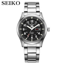 Load image into Gallery viewer, seiko watch men 5 automatic watch Luxury Brand Waterproof Sport Wrist Watch Date mens watches diving watch relogio masculin SNZG