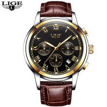 Load image into Gallery viewer, LIGE Mens Watches Fashion Top Brand Luxury Business Automatic Mechanical Watch Men Casual Waterproof Watch Relogio Masculino+Box