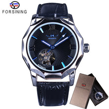 Load image into Gallery viewer, Jaragar 2020 Blue Glass Aviator Series Military True Men Sport Automatic Wrist Watch Top Brand Luxury Mechanical Male Clock Hour