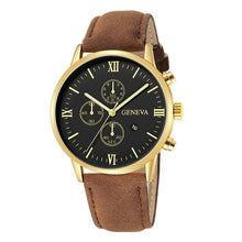 Load image into Gallery viewer, 2020 Relogio Masculino Watches Men Fashion Sport Stainless Steel Case Leather Strap Watch Quartz Business Wristwatch Reloj Hombr