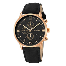 Load image into Gallery viewer, 2020 Relogio Masculino Watches Men Fashion Sport Stainless Steel Case Leather Strap Watch Quartz Business Wristwatch Reloj Hombr