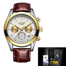 Load image into Gallery viewer, 2020 New LIGE Watches Mens Military Waterproof Top Brand Watches Stainless Steel Quartz Clock Man Full Steel Wrist Watch Relogio
