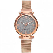 Load image into Gallery viewer, Rose Gold Women Watch 2020 Top Brand Luxury Magnetic Starry Sky Lady Wrist Watch Mesh Female Clock For Dropship relogio feminino