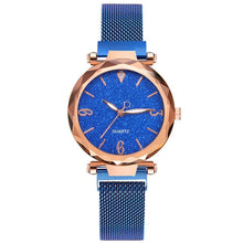 Load image into Gallery viewer, Rose Gold Women Watch 2020 Top Brand Luxury Magnetic Starry Sky Lady Wrist Watch Mesh Female Clock For Dropship relogio feminino