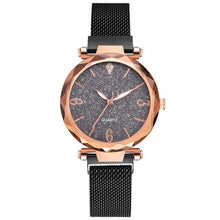 Load image into Gallery viewer, Rose Gold Women Watch 2020 Top Brand Luxury Magnetic Starry Sky Lady Wrist Watch Mesh Female Clock For Dropship relogio feminino