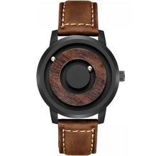 Load image into Gallery viewer, EUTOUR minimalist Novelty Wood Dial Scaleless Magnetic Watch Belt Natural Forest Fashion Men's Couple Watch
