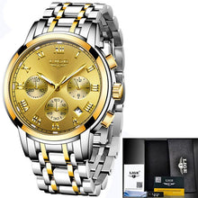 Load image into Gallery viewer, 2020 New LIGE Top Brand Luxury Mens Watches Waterproof Date Clock Male Sports Watch Men Quartz Wrist Watch+Box Relogio Masculino