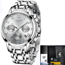 Load image into Gallery viewer, 2020 New LIGE Top Brand Luxury Mens Watches Waterproof Date Clock Male Sports Watch Men Quartz Wrist Watch+Box Relogio Masculino