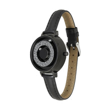 Load image into Gallery viewer, Eutour new original magnetic black gold trend women's watch female student quartz temperament fashion real belt stainless steel