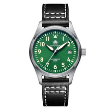 Load image into Gallery viewer, Automatic Mechanical Men's watch Sapphire Crystal Stainless Steel NH35 Pilot watch1940 Leather Waterproof automatic watch men