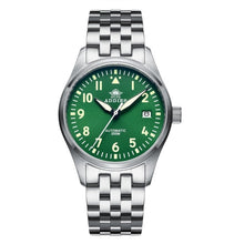 Load image into Gallery viewer, Automatic Mechanical Men's watch Sapphire Crystal Stainless Steel NH35 Pilot watch1940 Leather Waterproof automatic watch men