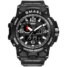 Load image into Gallery viewer, Men Military Watch 50m Waterproof Wristwatch LED Quartz Clock Sport Watch Male relogios masculino 1545 Sport Watch Men S Shock