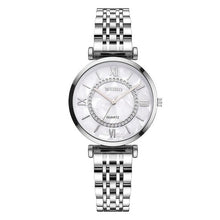 Load image into Gallery viewer, Women Watches Top Brand Luxury 2020 Fashion Diamond Ladies Wristwatches Stainless Steel Silver Mesh Strap Female Quartz Watch