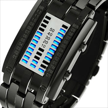 Load image into Gallery viewer, SKMEI Fashion Creative Sport Watch Men Stainless Steel Strap LED Display Watches 5Bar Waterproof Digital Watch reloj hombre 0926