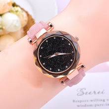 Load image into Gallery viewer, Casual Women Watches Starry Sky Quartz Wristwatch Female Clock Leather Fashion Ladies Wrist Watches reloj mujer relogio feminino