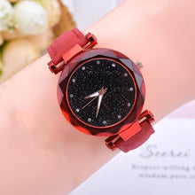 Load image into Gallery viewer, Casual Women Watches Starry Sky Quartz Wristwatch Female Clock Leather Fashion Ladies Wrist Watches reloj mujer relogio feminino