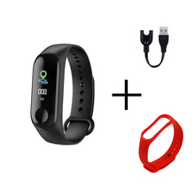 Load image into Gallery viewer, Men Smart Sports watch blood pressure heart rate monitor message reminder bluetooth waterproof men and women bracelet kids wrist