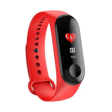 Load image into Gallery viewer, Men Smart Sports watch blood pressure heart rate monitor message reminder bluetooth waterproof men and women bracelet kids wrist