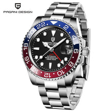 Load image into Gallery viewer, PAGANI DESIGN 40mm Automatic Mechanical Men's Watches GMT Sapphire 100M Waterproof Man Watch relogio masculino Men Clock