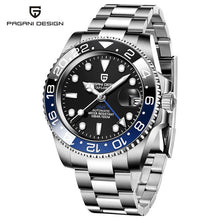 Load image into Gallery viewer, PAGANI DESIGN 40mm Automatic Mechanical Men's Watches GMT Sapphire 100M Waterproof Man Watch relogio masculino Men Clock