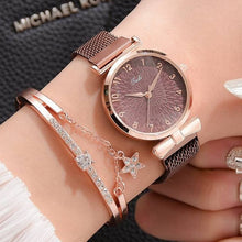 Load image into Gallery viewer, Luxury Women Bracelet Quartz Watches For Women Magnetic Watch Ladies Sports Dress Pink Dial Wrist Watch Clock Relogio Feminino