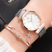 Load image into Gallery viewer, Luxury Women Bracelet Quartz Watches For Women Magnetic Watch Ladies Sports Dress Pink Dial Wrist Watch Clock Relogio Feminino
