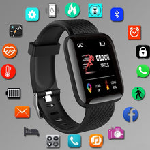 Load image into Gallery viewer, Smart Watches Smart Wristband LED Heart Rate Watch Men Women Sports Watches Smart Band Sport 116plus Smartwatch Free shipping