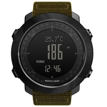 Load image into Gallery viewer, NORTH EDGE Men's sport Digital watch Hours Running Swimming Military Army watches Altimeter Barometer Compass waterproof 50m