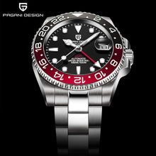 Load image into Gallery viewer, PAGANI DESIGN Top Brand Sapphire GMT Watch Stainless Steel Men Automatic Watch Waterproof Sports Mechanical Watch reloj hombre
