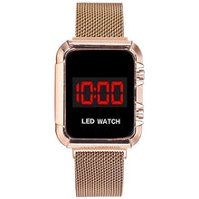 Load image into Gallery viewer, Fashion Women Magnet Buckle Gifts Watches Luxury Stainless Steel Mesh Band Female Wristwatches Casual Magnetic Woman 2020 Clock