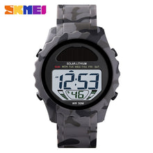 Load image into Gallery viewer, SKMEI Solar Supply Digital Watch Men Lithium Battery Sport Mens Wristwatches Waterproof Date Chrono Watches For Male montre 1585