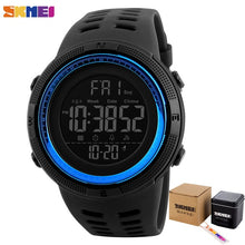 Load image into Gallery viewer, SKMEI Fashion Outdoor Sport Watch Men Multifunction Watches Alarm Clock Chrono 5Bar Waterproof Digital Watch reloj hombre 1251