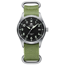 Load image into Gallery viewer, Automatic Mechanical Men's watch Sapphire Crystal Stainless Steel NH35 Pilot watch1940 Leather Waterproof automatic watch men